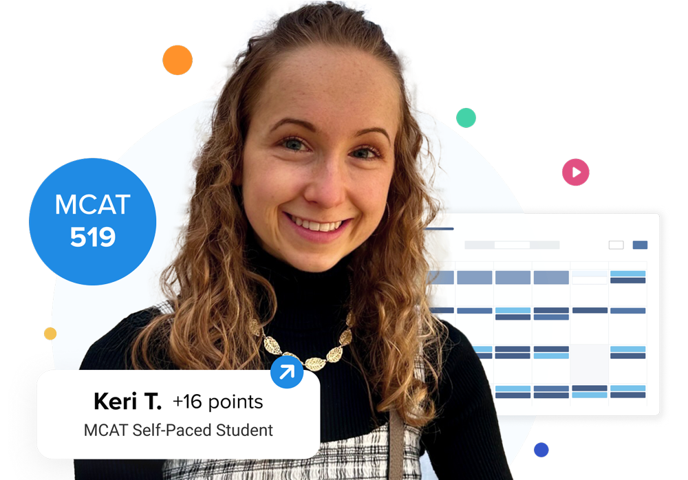 Keri T, a former MCAT Self-Paced student scored a 519 on the MCAT, a 16 point increase.