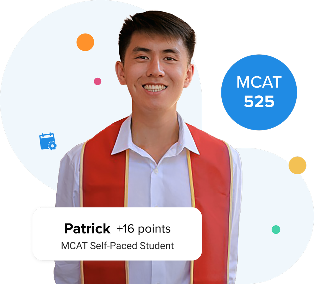 Patrick, a former MCAT Self-Paced student scored a 525 on the MCAT, a 16 point increase.