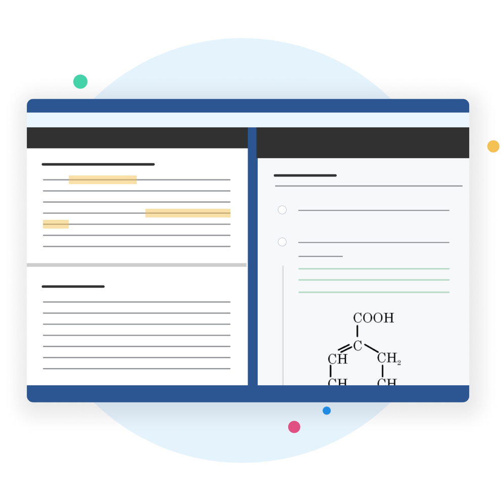 Realistic practice exam that look just like the interface you’ll use to take the MCAT.