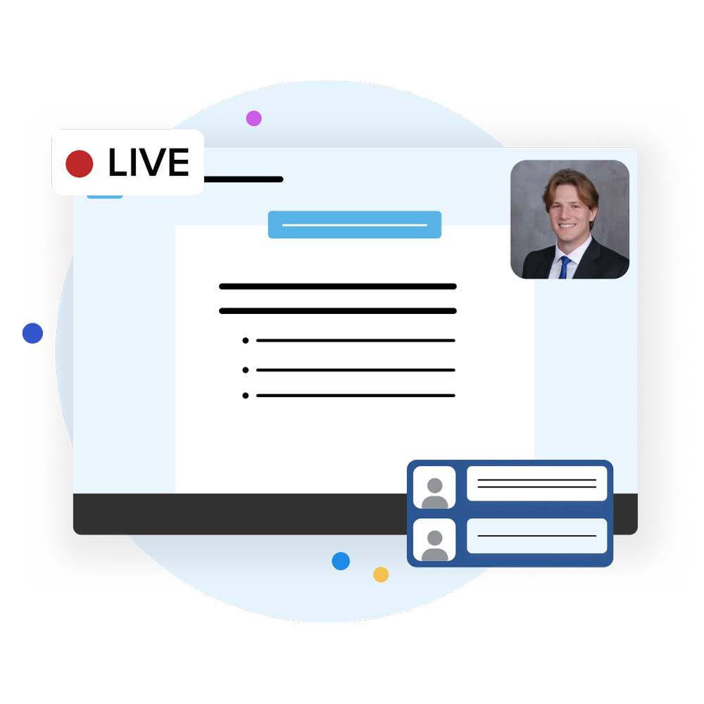 Access unlimited Live Review sessions with an MCAT expert, 6 days per week.