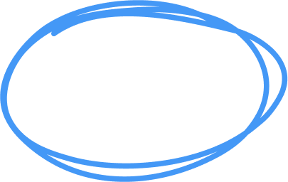 blue way scribble