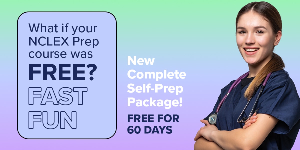 New NCLEX Complete Self-Prep Package available for 60 days free