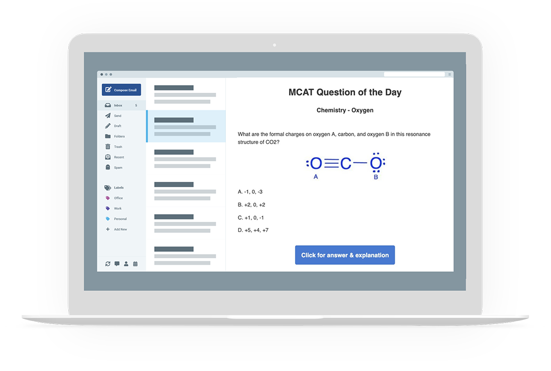 MCAT Question of the Day Emails