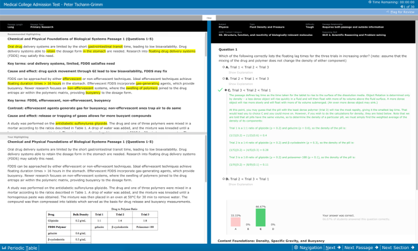 blueprint mcat exam